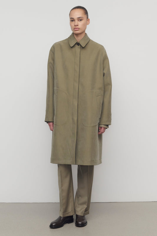 Rouse-Palomar Coat in Virgin Wool and Silk