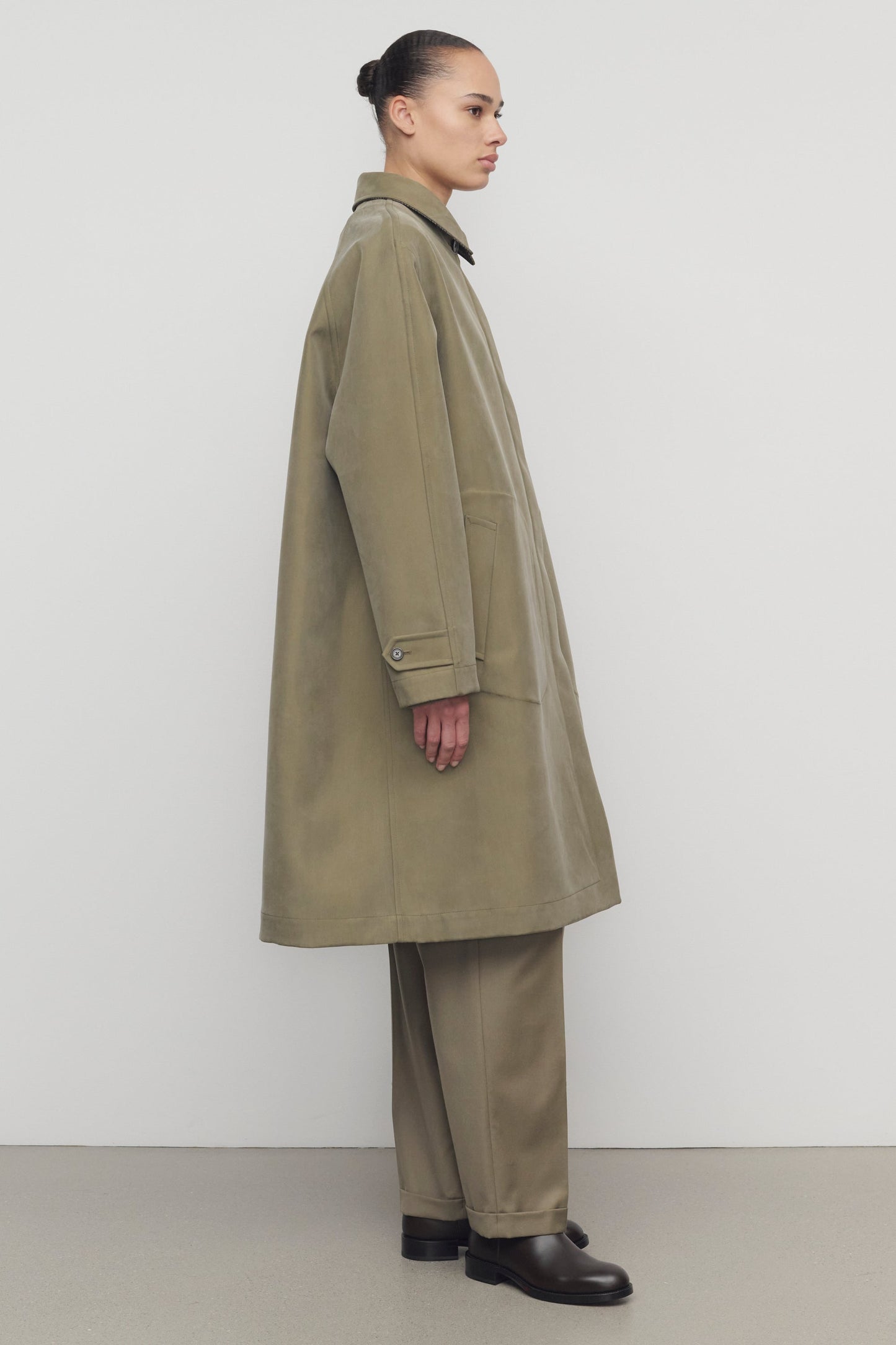 Rouse-Palomar Coat in Virgin Wool and Silk